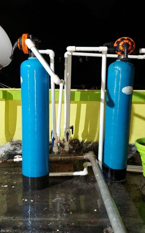 Double Vessel System for high capacity water tank