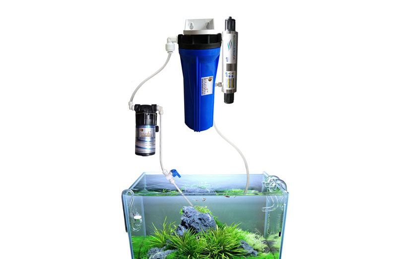 Uv light top for fish tank