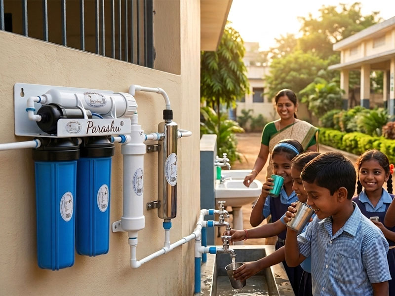 Parashu WASH school installation