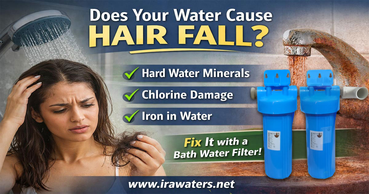 Does hard water cause hair fall from chlorine iron and minerals