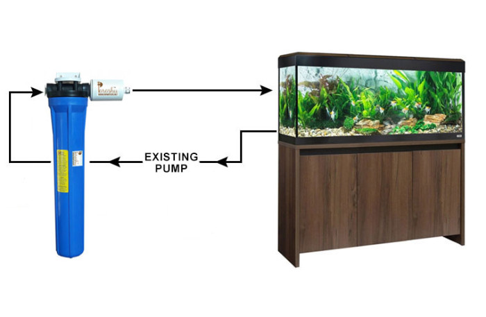 KDF Powered Aquarium Water Filter